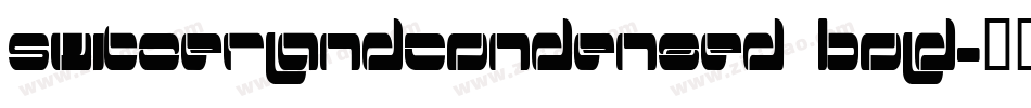 SwitzerlandCondensed Bold字体转换